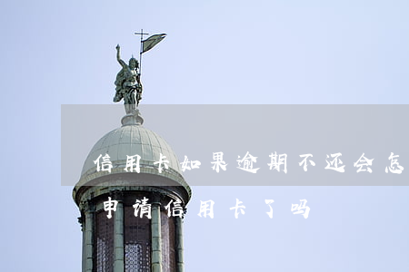 信用卡如果逾期不还会怎样(逾期之后就不能申请信用卡了吗)