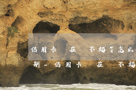 信用卡實在還不起了怎么協(xié)商分期-信用卡實在還不起了怎么協(xié)商分期還款