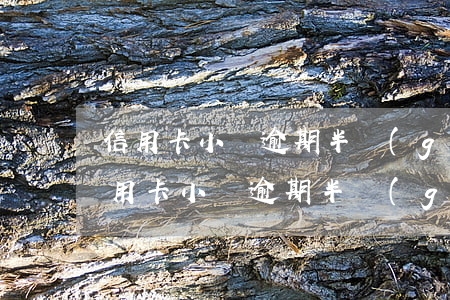 信用卡小額逾期半個(gè)月影響大嗎(信用卡小額逾期半個(gè)月影響大嗎)