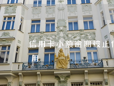 信用卡小額逾期被止付(信用卡逾期被暫停使用)