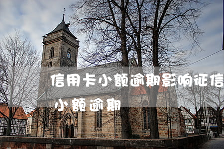 信用卡小额逾期影响征信怎么处理-信用卡 小额逾期