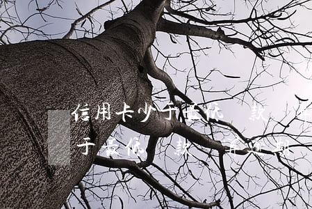 信用卡少于最低還款額算逾期嗎-信用卡少于最低還款額算逾期嗎怎么辦