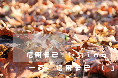 信用卡已經(jīng)逾期四個月每月還一百-信用卡已經(jīng)逾期四個月每月還一百多