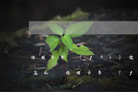 信用卡年費(fèi)逾期對房貸有影響嗎怎么辦（信用卡年費(fèi)逾期對房貸有影響嗎）