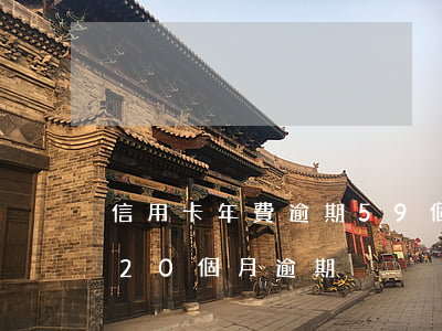 信用卡年費逾期59個月-信用卡5年內有20個月逾期