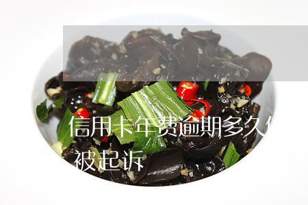 信用卡年费逾期多久 信用卡年费逾期多久会被起诉