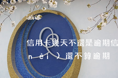 信用卡幾天不還是逾期(信用卡到期幾天內(nèi)還不算逾期)
