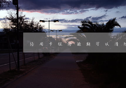 信用卡征信逾期可以清除嗎