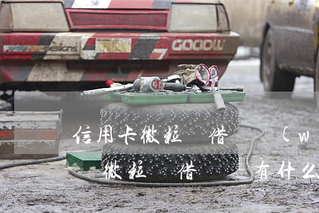 信用卡微粒貸借唄網(wǎng)貸欠50萬(微粒貸借唄還有什么良心網(wǎng)貸)