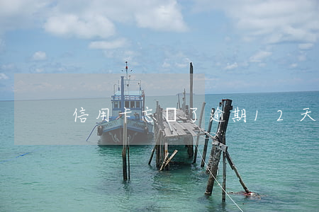 信用卡忘記了逾期12天(信用卡逾期十天)