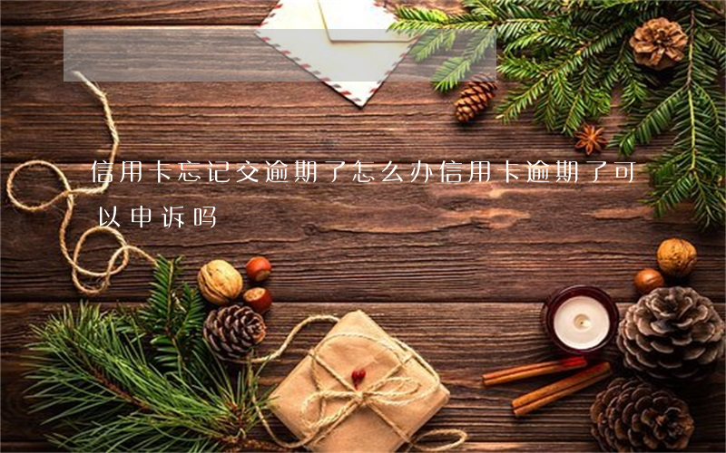 信用卡忘记交逾期了怎么办(信用卡逾期了可以申诉吗)