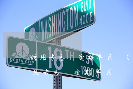 信用卡忘還逾期半月會(huì)怎么樣（信用卡忘還逾期半月）