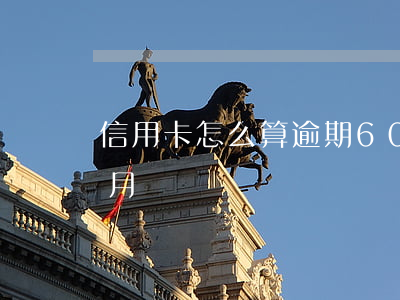 信用卡怎么算逾期60天(信用卡逾期五六個月)
