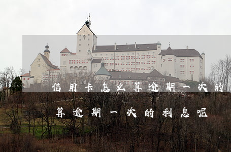 信用卡怎么算逾期一次的利息-信用卡怎么算逾期一次的利息呢