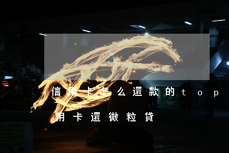 信用卡怎么還款的top微粒貸-怎樣用信用卡還微粒貸