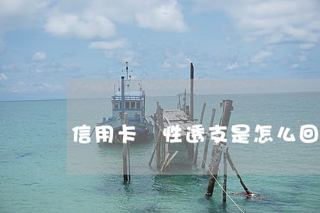 信用卡惡性透支是怎么回事(用信用卡透支)