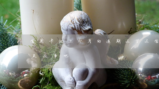信用卡把上个月的逾期还了(还信用卡逾期一天没事吧)