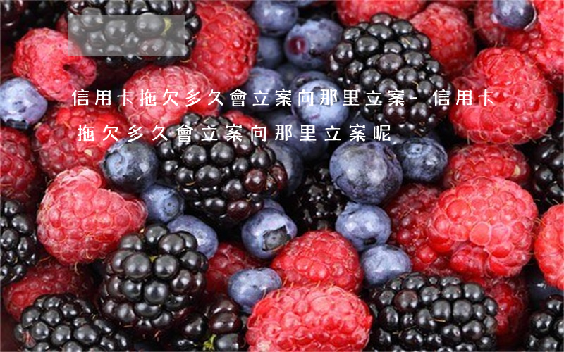 信用卡拖欠多久會立案向那里立案-信用卡拖欠多久會立案向那里立案呢