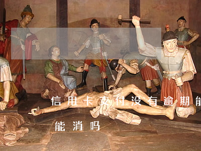 信用卡支付没有逾期能解除吗-信用卡逾期能消吗?