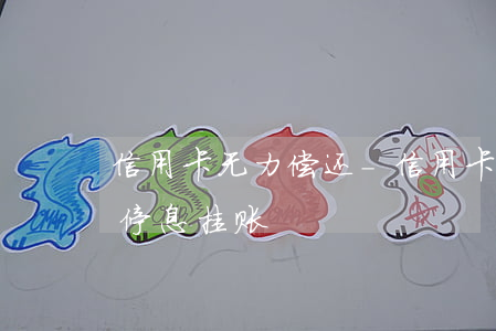 信用卡无力偿还-信用卡无力偿还怎么办理停息挂账