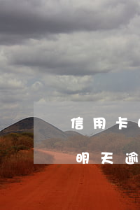 信用卡明天逾期了超過5萬怎么辦-信用卡明天逾期了超過5萬怎么辦呢