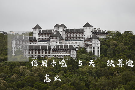 信用卡晚還5天還款算逾期嗎(逾期還款5天會怎么樣)