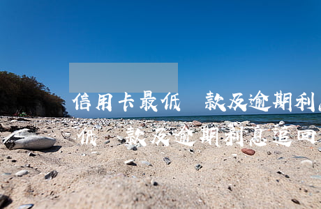信用卡最低還款及逾期利息追回-信用卡最低還款及逾期利息追回怎么算