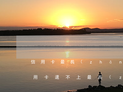信用卡最長(zhǎng)可以多久不還(信用卡還不上最長(zhǎng)可以還多少時(shí)間)
