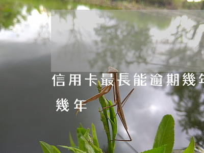 信用卡最長能逾期幾年-信用卡最長能逾期幾年
