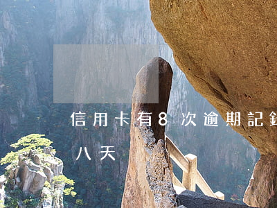 信用卡有8次逾期記錄-第一次信用卡逾期八天