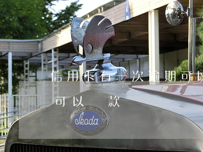 信用卡有一次逾期可以貸款(信用卡逾期一次可以貸款嗎)