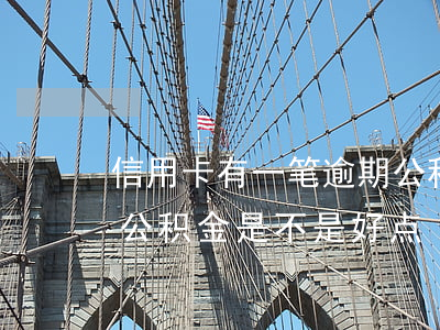 信用卡有一笔逾期公积金(银行卡有逾期,我有公积金是不是好点)
