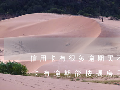 信用卡有很多逾期买不了房(2018年信用卡有逾期能按揭房子吗)