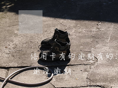 信用卡有的逾期有的没有逾期(怎么看信用卡逾没逾期)