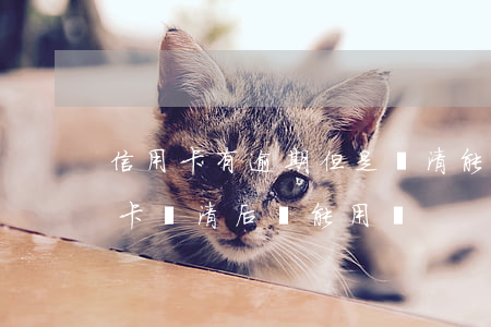 信用卡有逾期但是還清能貸款嗎(逾期的信用卡還清后還能用嗎)