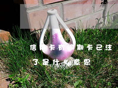 信用卡有逾期卡已注銷嗎(信用卡逾期被注銷了是什么意思)