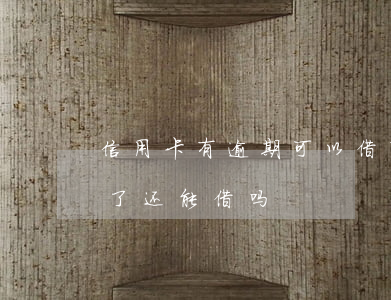 信用卡有逾期可以借有钱花吗-有钱花逾期了还能借吗