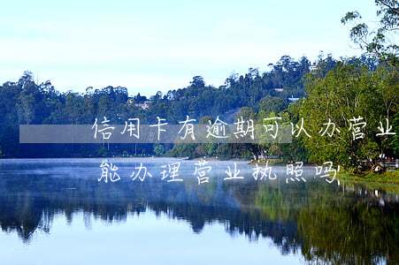 信用卡有逾期可以办营业执照吗 信用卡逾期能办理营业执照吗