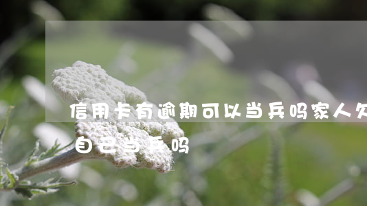 信用卡有逾期可以当兵吗(家人欠信用卡影响自己当兵吗)