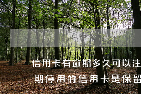 信用卡有逾期多久可以注銷(xiāo)(逾期停用的信用卡是保留還是注銷(xiāo))