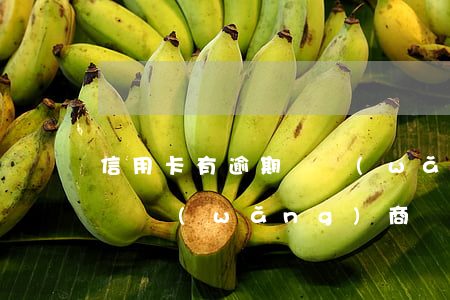 信用卡有逾期對網(wǎng)商貸有影響嗎(網(wǎng)商貸逾期影響信用卡的使用情況么)
