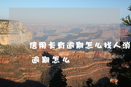 信用卡有逾期怎么找人消(不知道哪張信用卡逾期怎么辦)
