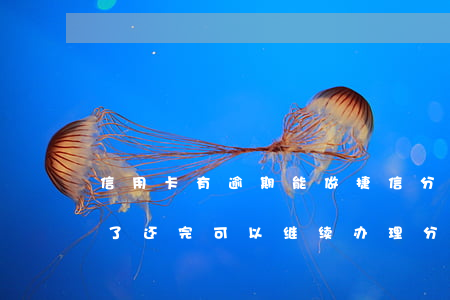 信用卡有逾期能做捷信分期么(捷信分期逾期了还完,可以继续办理分期吗)