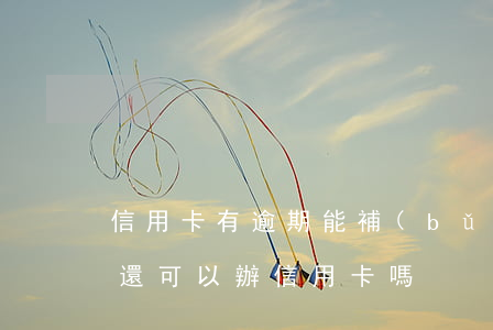 信用卡有逾期能補(bǔ)辦嗎(如果有逾期還可以辦信用卡嗎)