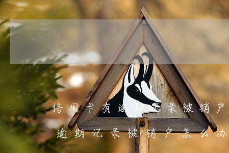 信用卡有逾期记录被销户怎么办-信用卡有逾期记录被销户怎么办理