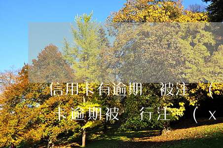信用卡有逾期還被注銷(xiāo)了(信用卡逾期被銀行注銷(xiāo)了還能恢復(fù)嗎)
