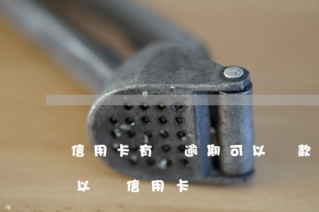 信用卡有過逾期可以貸款嗎(貸款有過逾期可以辦信用卡嗎)