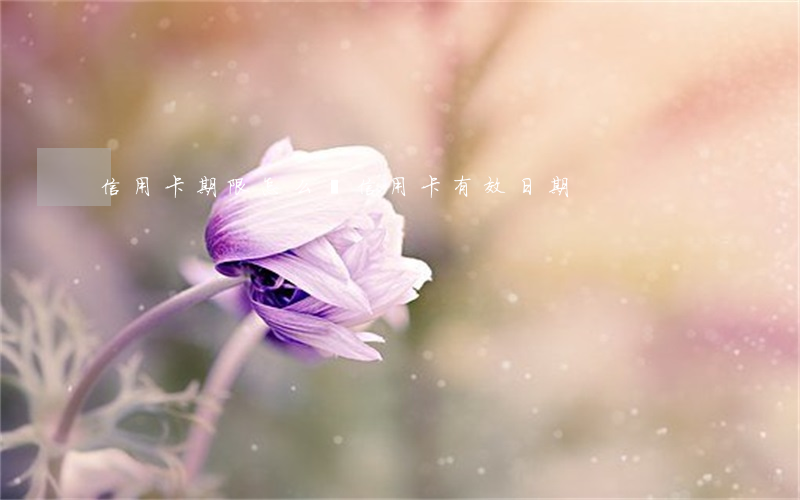 信用卡期限怎么辦(信用卡 有效日期)