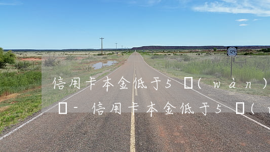 信用卡本金低于5萬(wàn)的可以起訴嗎-信用卡本金低于5萬(wàn)的可以起訴嗎安全嗎