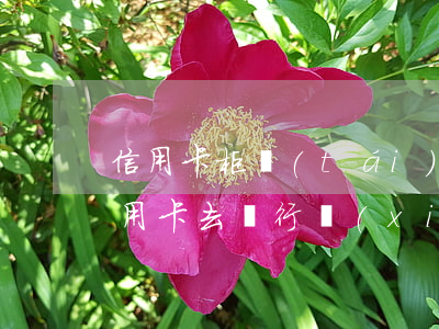 信用卡柜臺(tái)協(xié)商(欠信用卡去銀行協(xié)商如果協(xié)商不下來(lái)會(huì)扣人嗎)